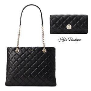 Kate Spade Natalia Tote & Large Wallet